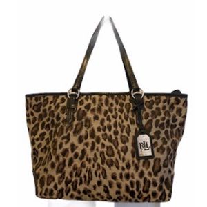 Ralph Lauren Cheetah Print Tote